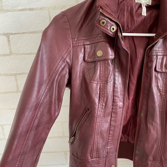 🔹5 for $25🔹 Kirra Faux Leather Jacket - Picture 2 of 6